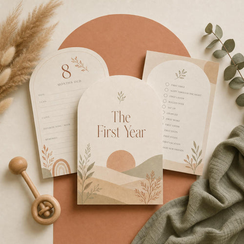 Boho 12 month printable Baby Book!