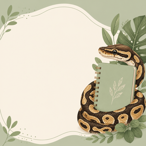 Ball Python Care Notebook — Printable Digital Download