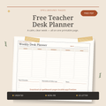FREE printable teacher planner PDF (2026–27 school year)
