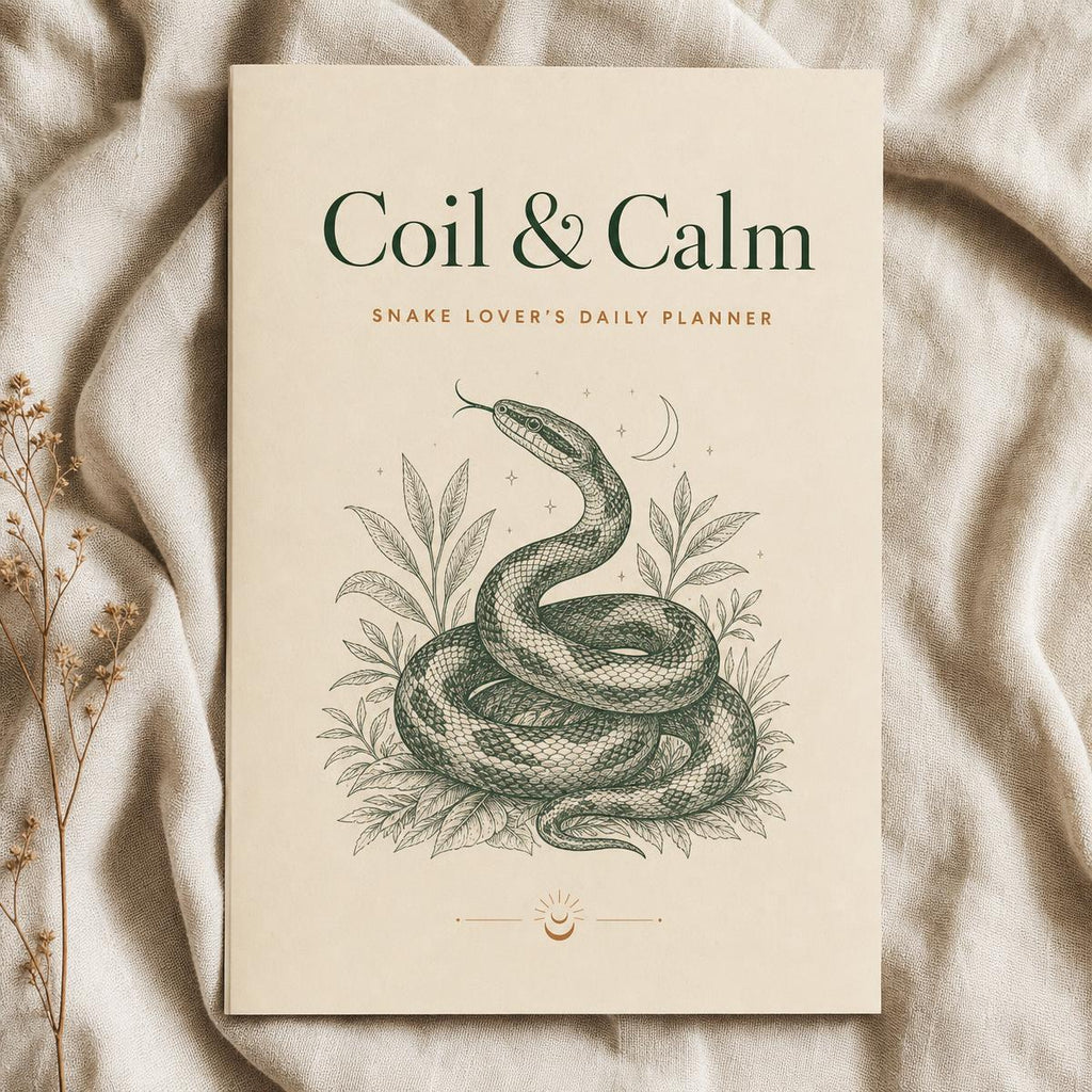 Coil & Calm snake lover's daily planner cover